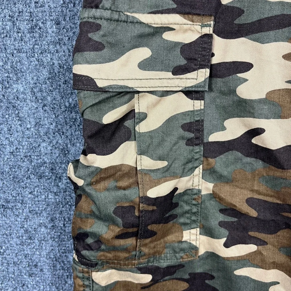 Levi's '94 Baggy Cargo Pants Mens 33 Camo Green Brown Utility WaterLess